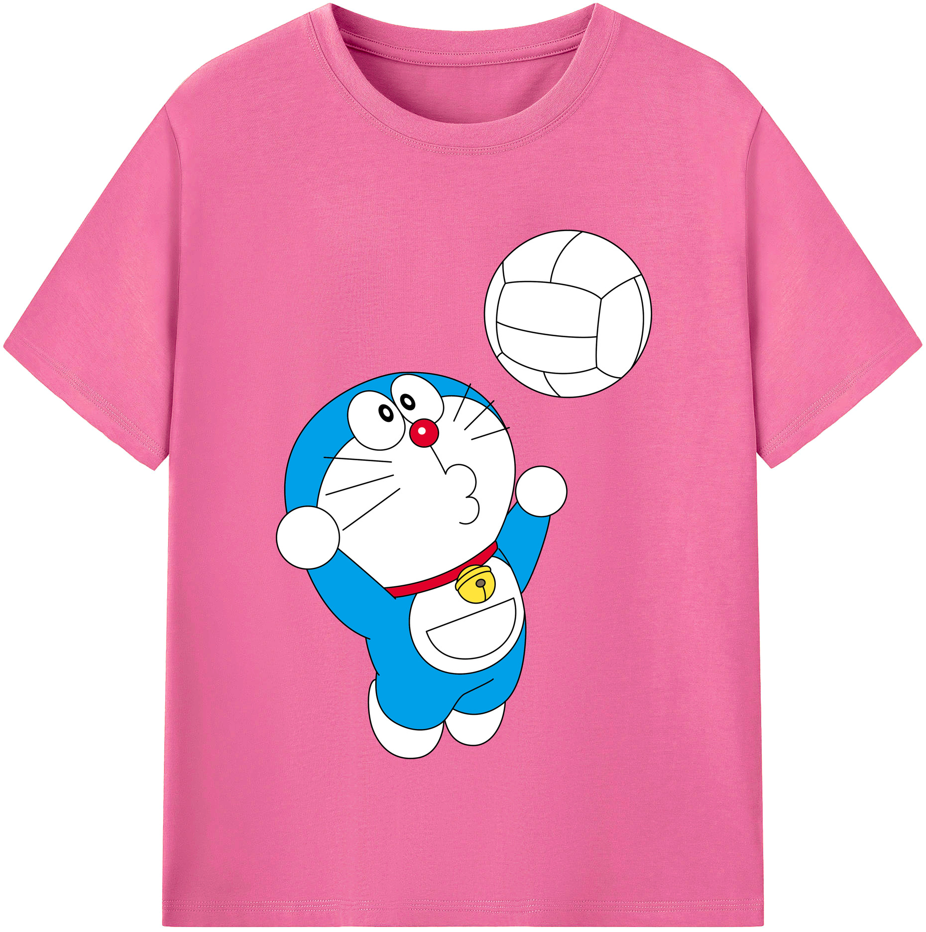 （画像用） ドラえもん Doraemon レディースカジュアルプリントTシャツ（綿100％）